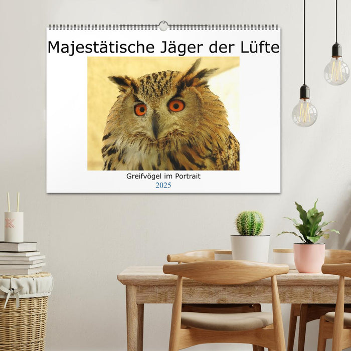 Majestätische Jäger der Lüfte (CALVENDO Wandkalender 2025)