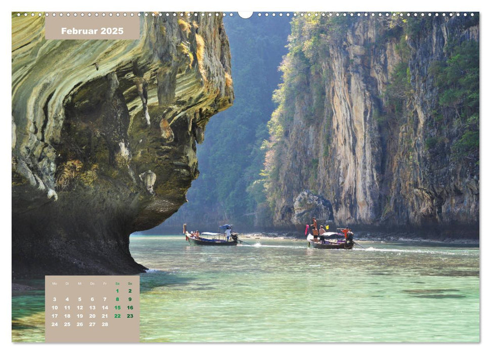 Erlebe mit mir das Land des Lächelns Thailand (CALVENDO Premium Wandkalender 2025)