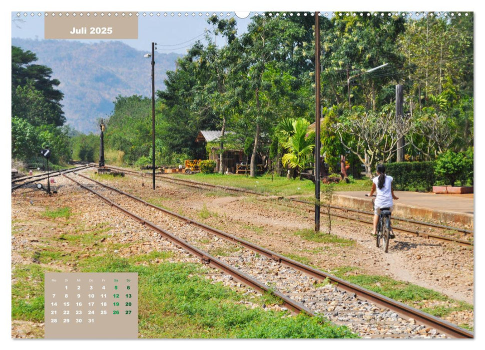 Erlebe mit mir das Land des Lächelns Thailand (CALVENDO Premium Wandkalender 2025)