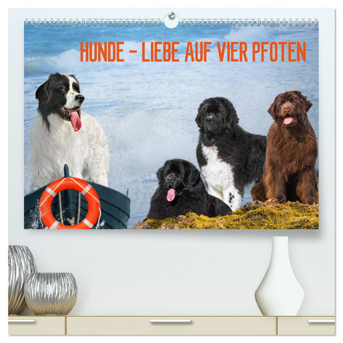 Hunde - Liebe auf vier Pfoten (CALVENDO Premium Wandkalender 2025)