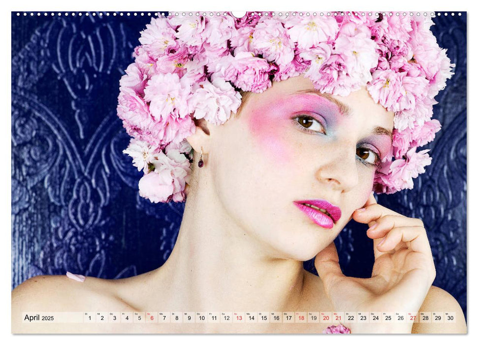 Beauty Faces - fotografiert von Michael Allmaier (CALVENDO Premium Wandkalender 2025)