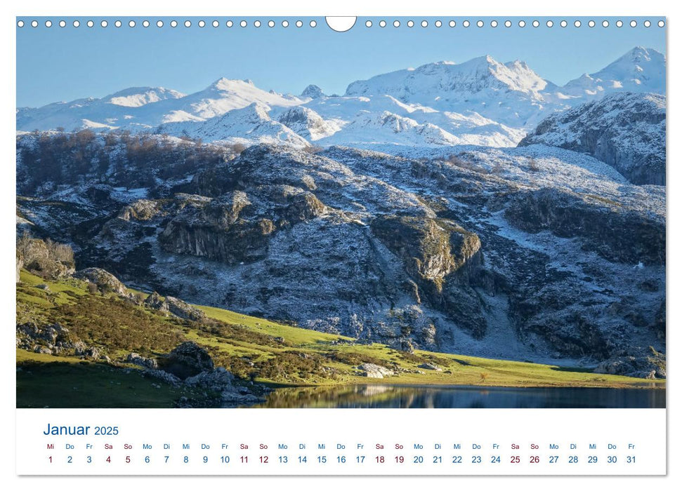 Nordspanien - Wilde Küsten und Berge (CALVENDO Wandkalender 2025)