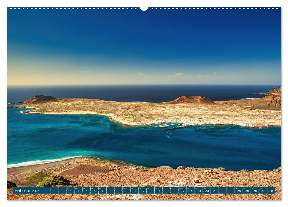 Idyllische Vulkaninsel Lanzarote (CALVENDO Premium Wandkalender 2025)