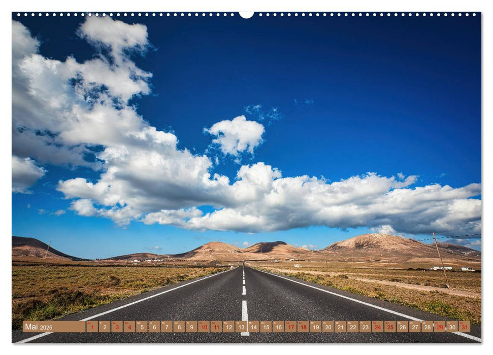 Idyllische Vulkaninsel Lanzarote (CALVENDO Premium Wandkalender 2025)