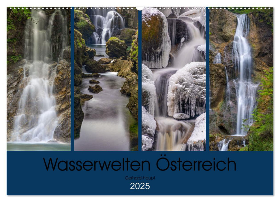 Wasserwelten Österreich (CALVENDO Wandkalender 2025)