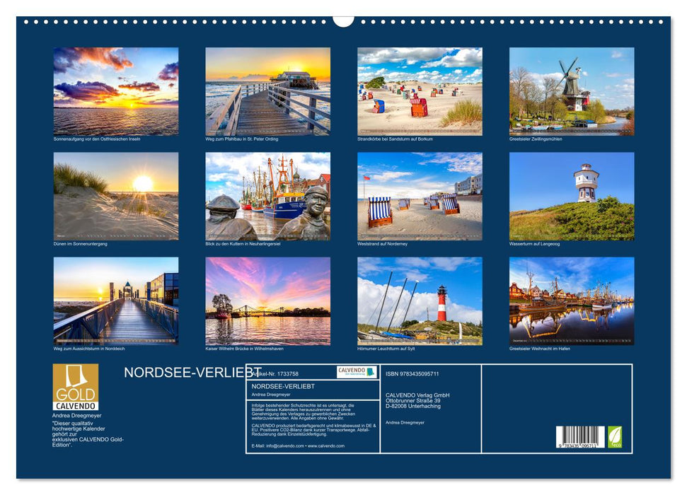 NORDSEE-VERLIEBT (CALVENDO Wandkalender 2025)