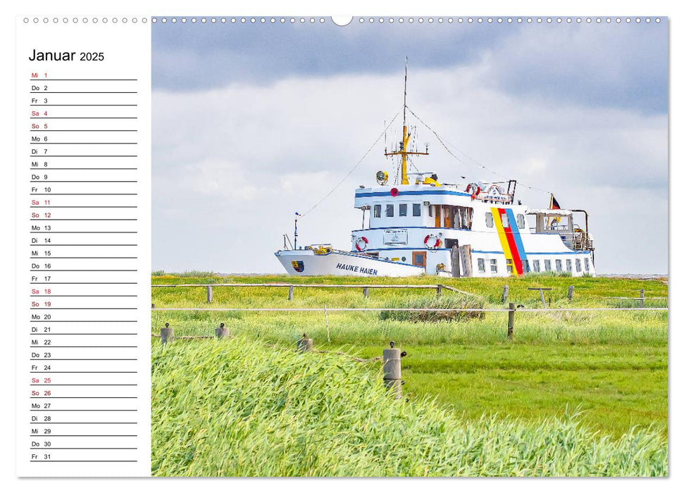 Hallig Hooge - Romantik Pur (CALVENDO Premium Wandkalender 2025)