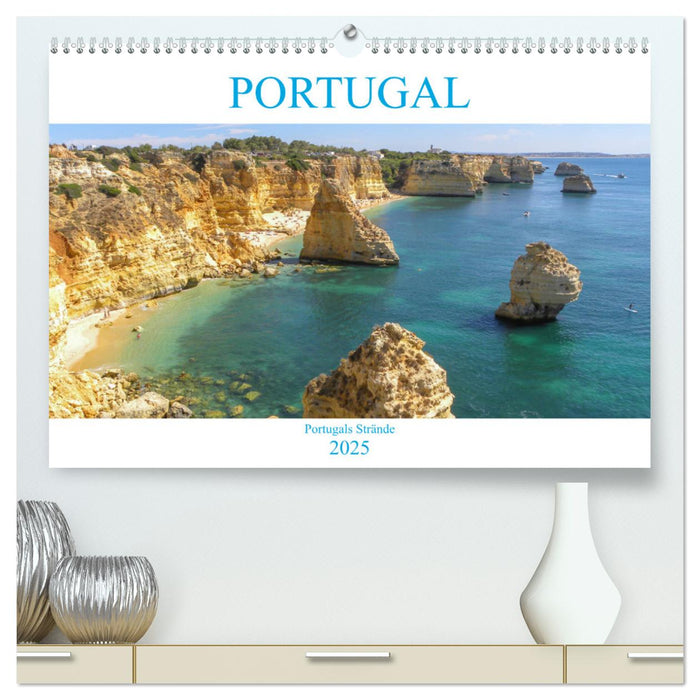 Portugal - Strände in Portugal (CALVENDO Premium Wandkalender 2025)