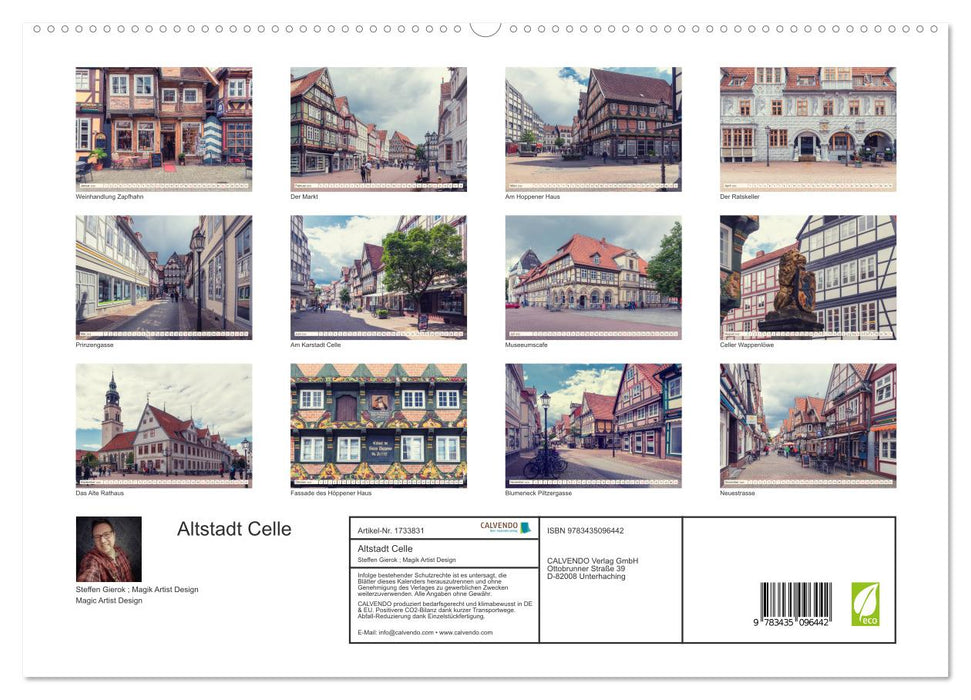 Altstadt Celle (CALVENDO Premium Wandkalender 2025)