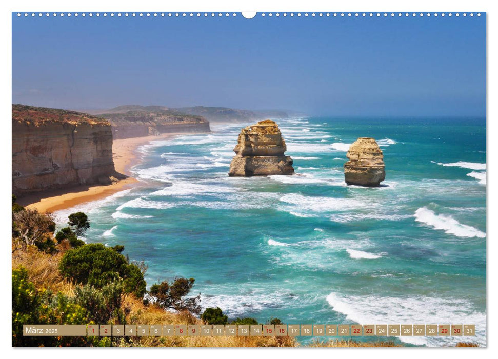 Erlebe mit mir die gewaltige Great Ocean Road (CALVENDO Premium Wandkalender 2025)