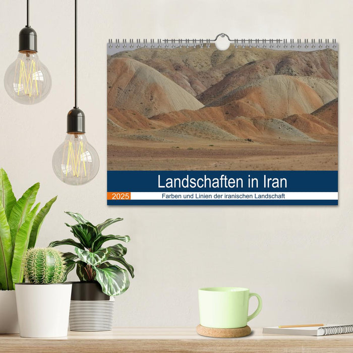 Landschaften in Iran - Farben und Linien der iranischen Landschaft (CALVENDO Wandkalender 2025)