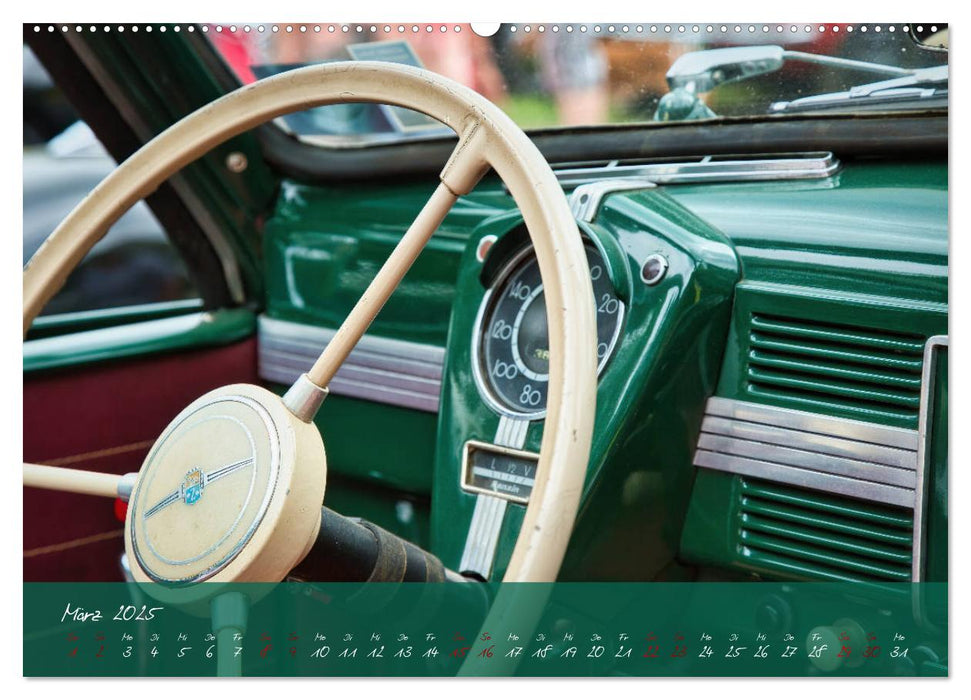 Oldtimer - Automobile Ansichten (CALVENDO Premium Wandkalender 2025)