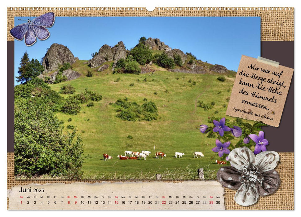 WanderFreude (CALVENDO Premium Wandkalender 2025)