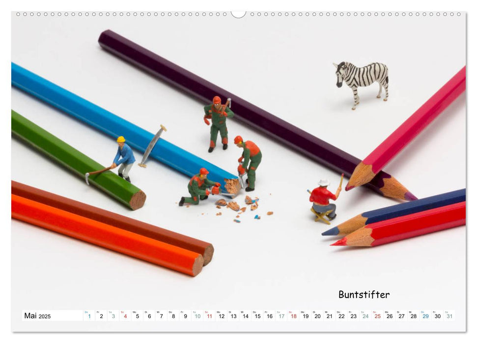 Blaumacher ... und andere Mini-Welten (CALVENDO Premium Wandkalender 2025)