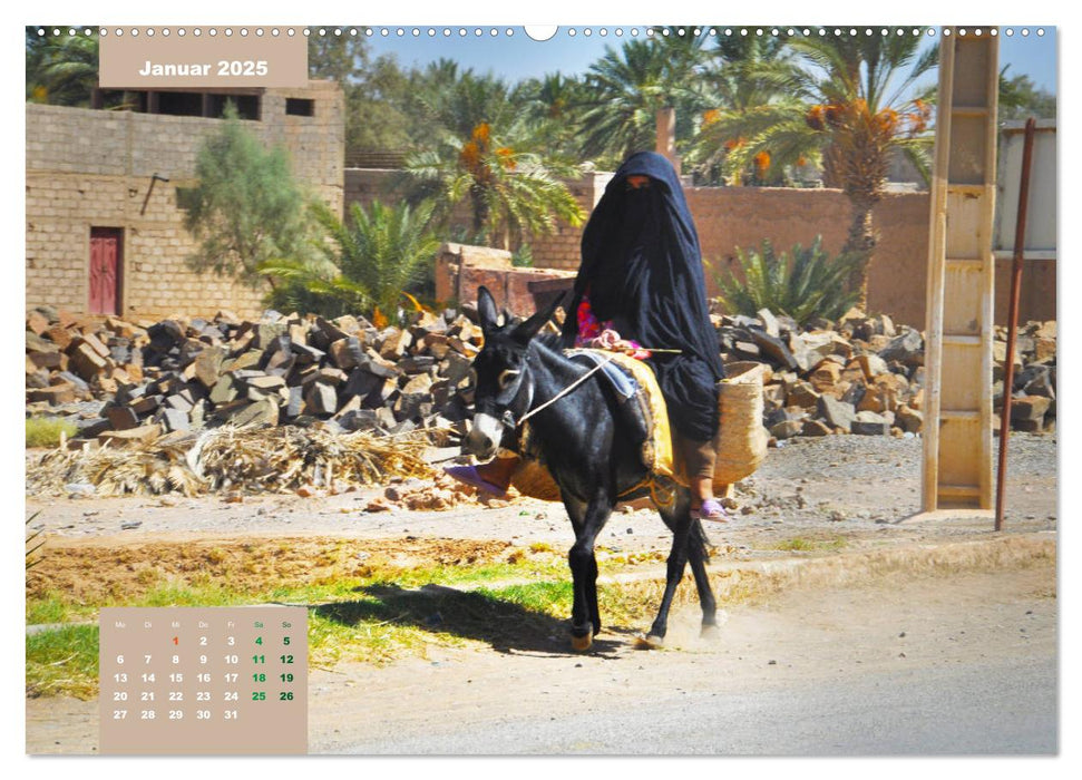 Erlebe mit mir das lebendige Marokko (CALVENDO Premium Wandkalender 2025)