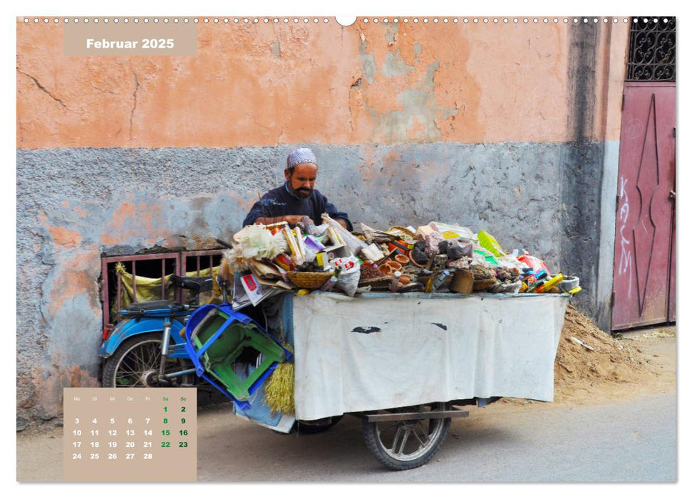 Erlebe mit mir das lebendige Marokko (CALVENDO Premium Wandkalender 2025)