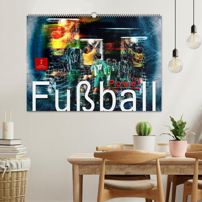 Fußball Power (CALVENDO Wandkalender 2025)