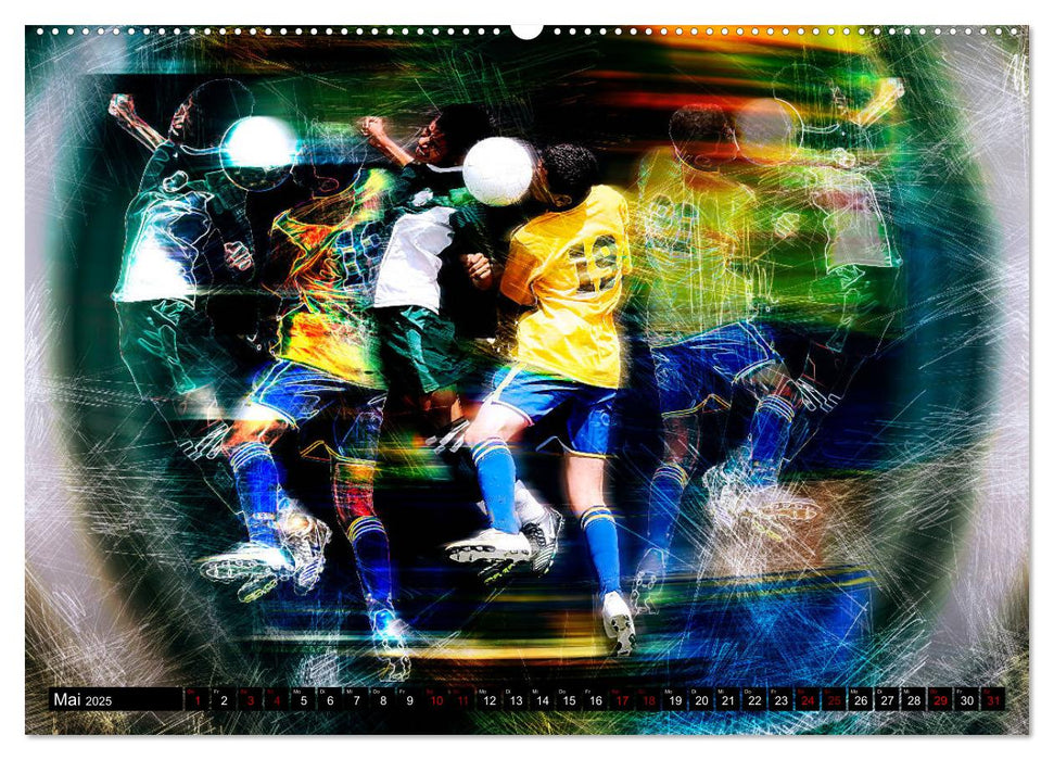 Fußball Power (CALVENDO Wandkalender 2025)