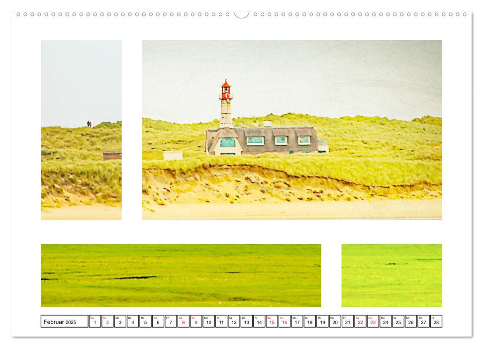 Sylt - malerische Ansichten (CALVENDO Premium Wandkalender 2025)