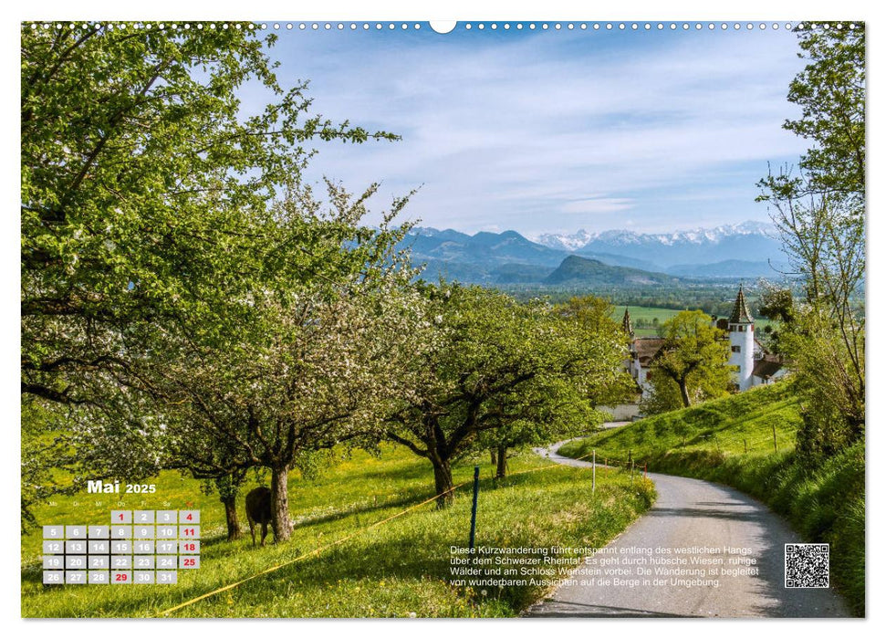 Wandern in den Alpen (CALVENDO Premium Wandkalender 2025)