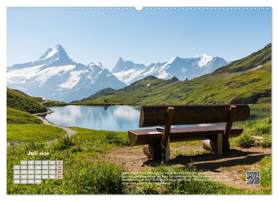 Wandern in den Alpen (CALVENDO Premium Wandkalender 2025)