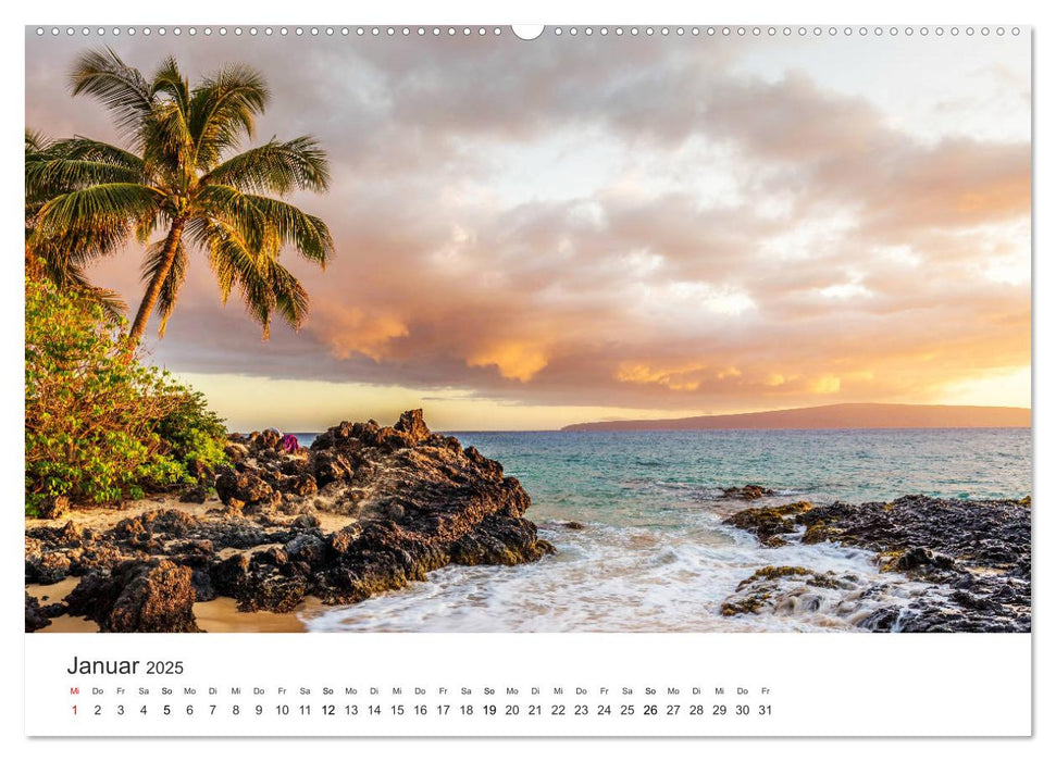 Himmlisches Hawaii (CALVENDO Premium Wandkalender 2025)