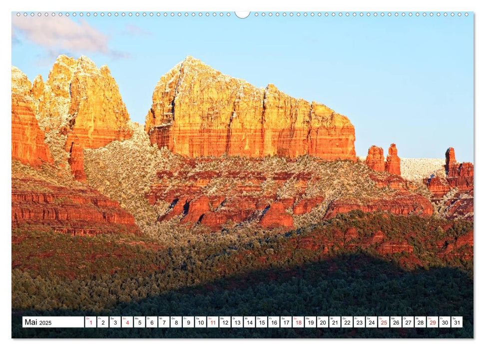 Der Südwesten der USA: Wüsten, rote Felsen & Canyons (CALVENDO Premium Wandkalender 2025)