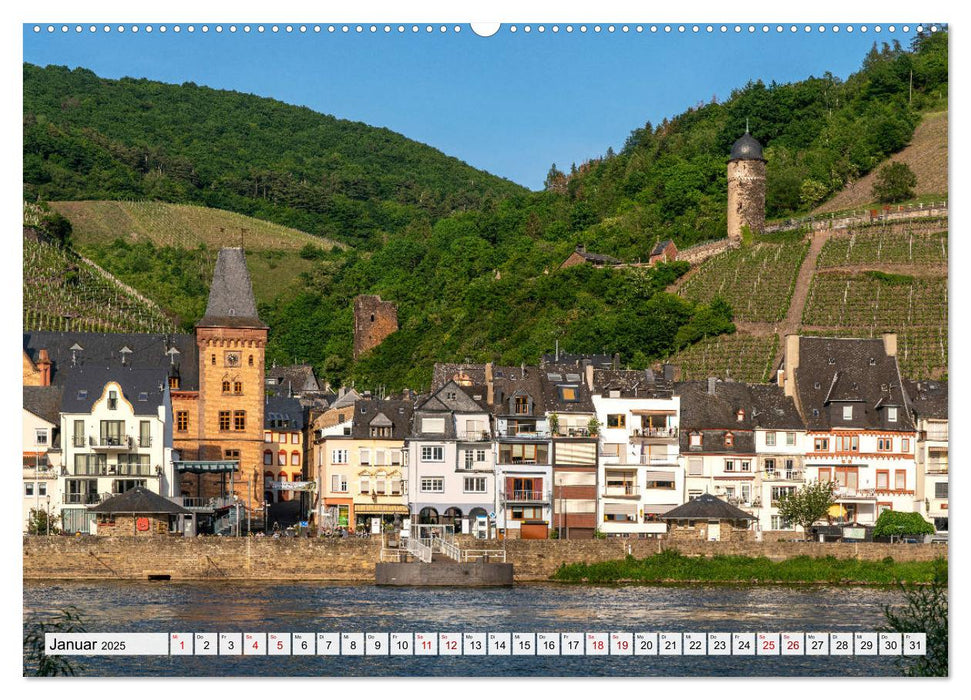 Die Mosel - Landkreis Cochem - Zell (CALVENDO Premium Wandkalender 2025)