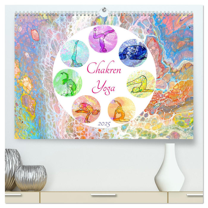 Chakren Yoga (CALVENDO Premium Wandkalender 2025)