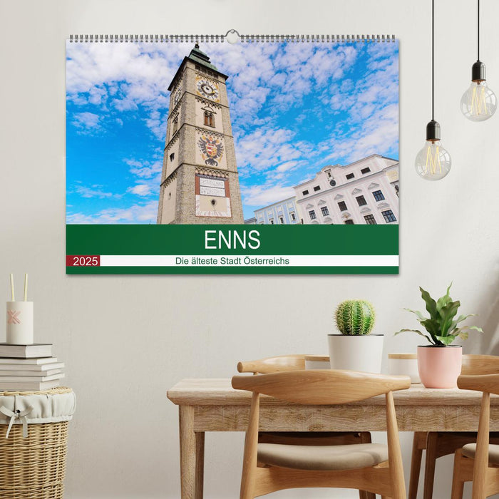 Enns, die älteste Stadt Österreichs (CALVENDO Wandkalender 2025)