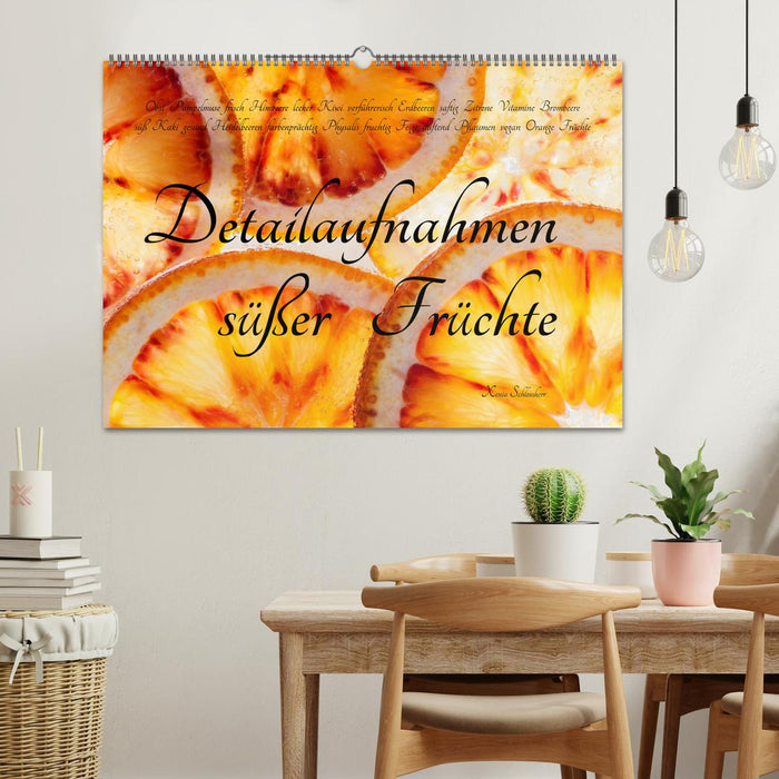 Detailaufnahmen süßer Früchte (CALVENDO Wandkalender 2025)