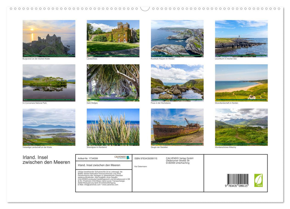 Irland. Insel zwischen den Meeren (CALVENDO Premium Wandkalender 2025)