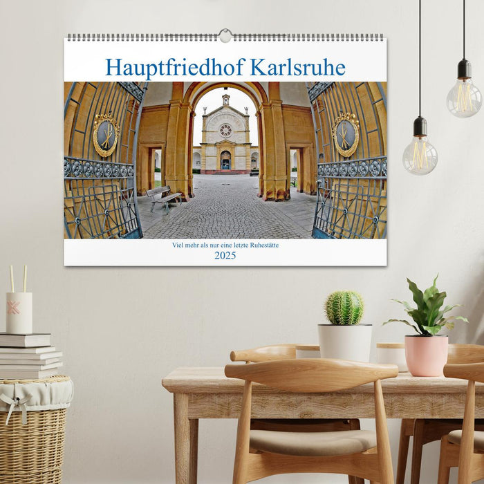 Hauptfriedhof Karlsruhe (CALVENDO Wandkalender 2025)