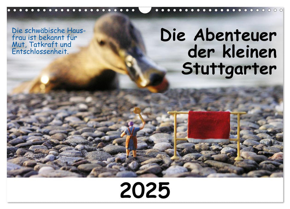 Die Abenteuer der kleinen Stuttgarter (CALVENDO Wandkalender 2025)