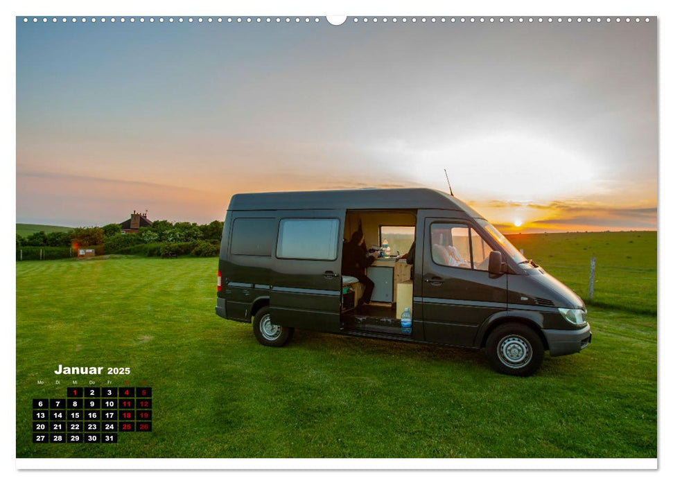 Vanlife in Grossbritannien (CALVENDO Wandkalender 2025)