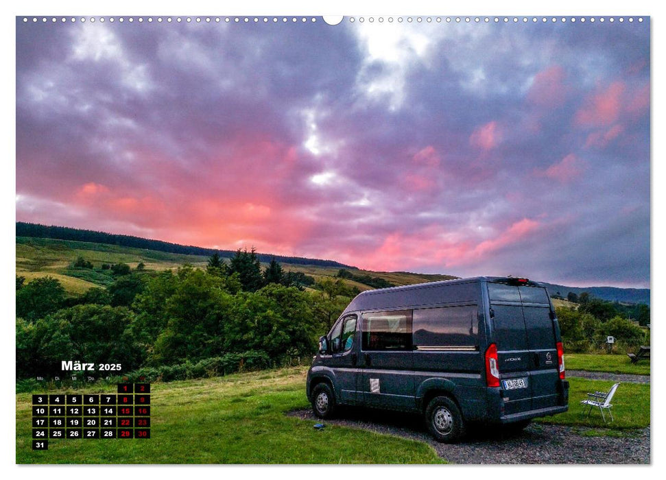 Vanlife in Grossbritannien (CALVENDO Wandkalender 2025)