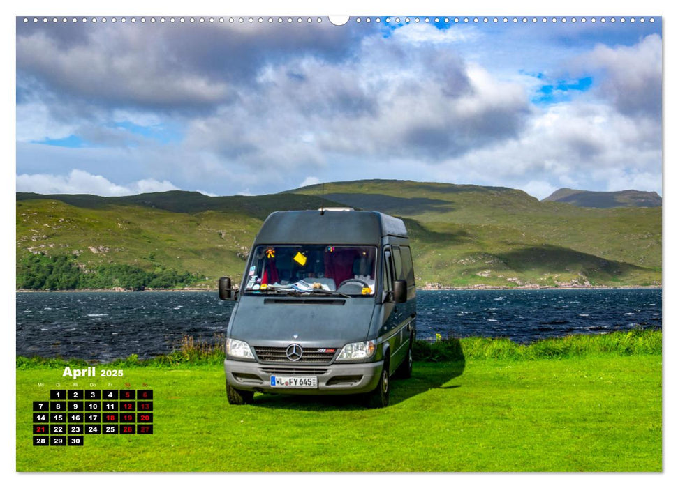 Vanlife in Grossbritannien (CALVENDO Wandkalender 2025)