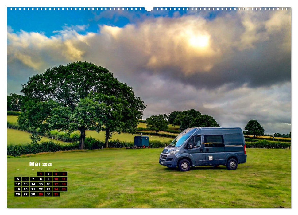 Vanlife in Grossbritannien (CALVENDO Wandkalender 2025)