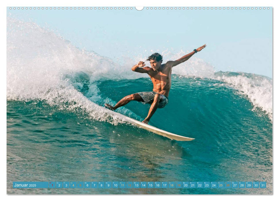 Surfen: Die perfekte Welle finden - Edition Funsport (CALVENDO Premium Wandkalender 2025)