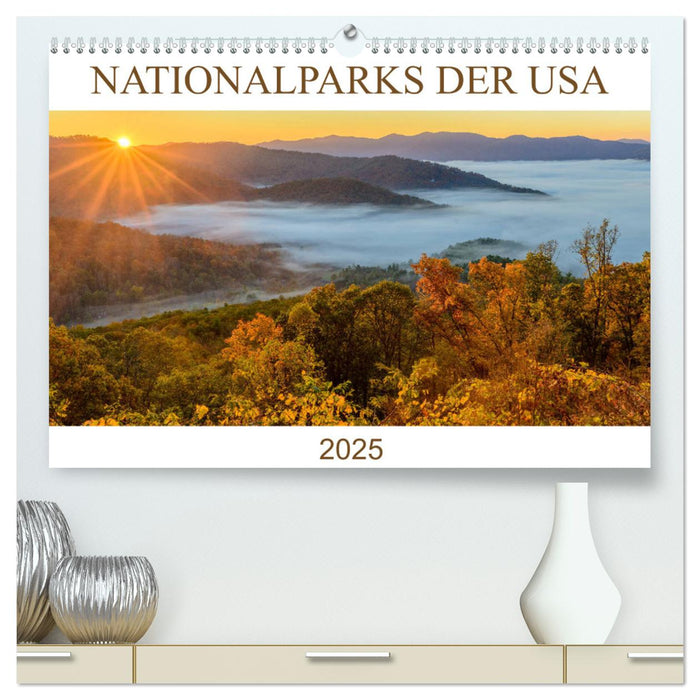 Nationalparks der USA (CALVENDO Premium Wandkalender 2025)