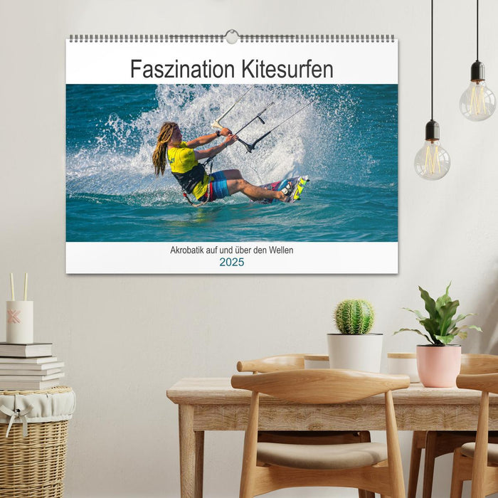 Faszination Kitesurfen (CALVENDO Wandkalender 2025)