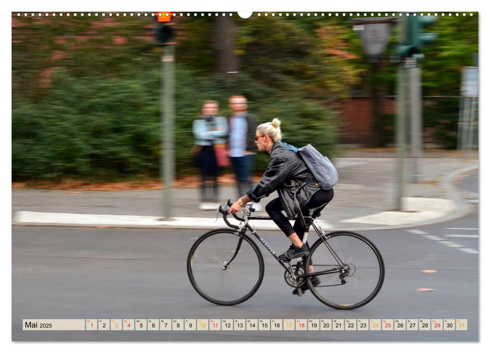 Fahrradfahren - Lust auf Natur (CALVENDO Premium Wandkalender 2025)