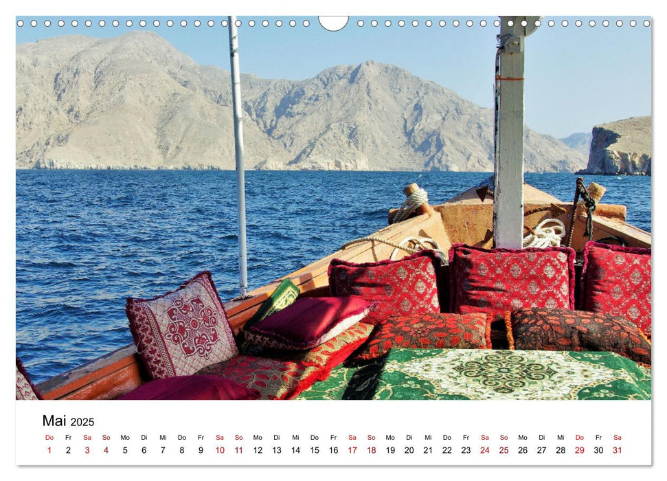 OMAN - eine Bilderreise durch das Sultanat. (CALVENDO Wandkalender 2025)