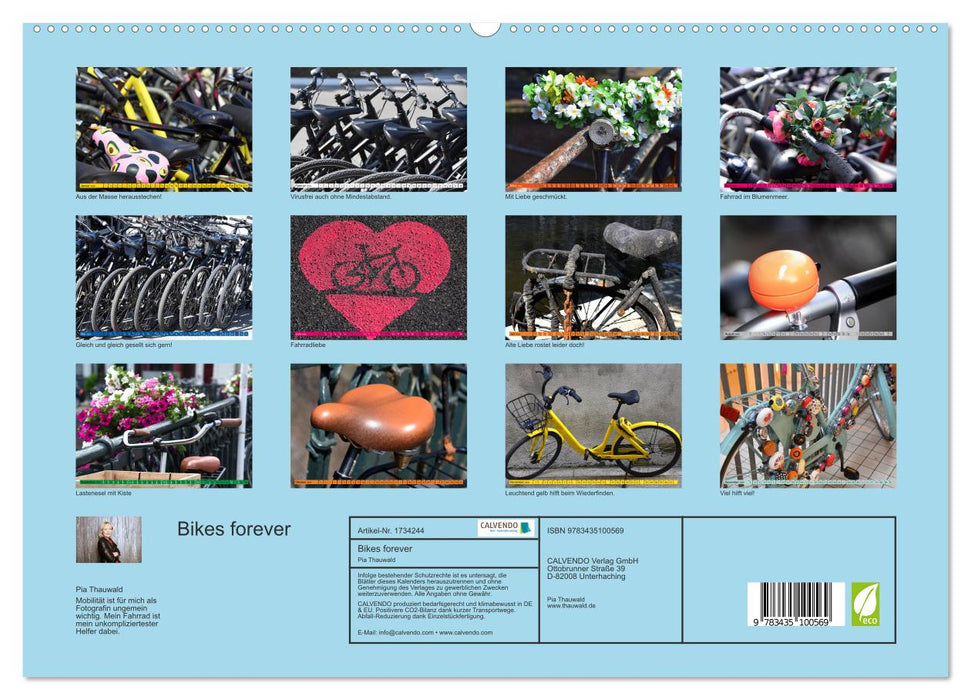 Bikes forever (CALVENDO Premium Wandkalender 2025)