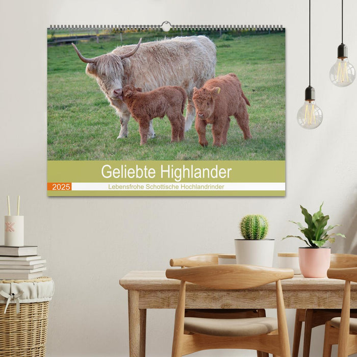 Geliebte Highlander (CALVENDO Wandkalender 2025)