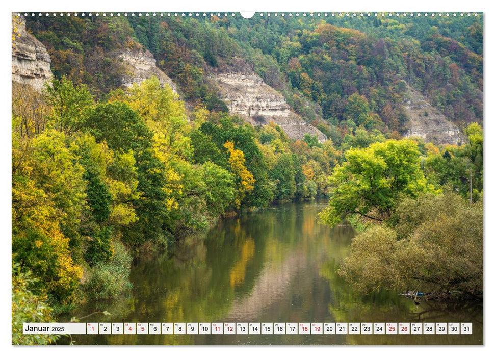 Deutsche Flüsse - An Werra und Fulda (CALVENDO Premium Wandkalender 2025)