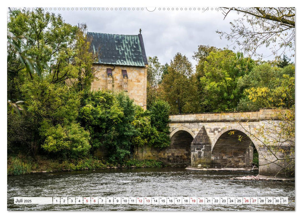 Deutsche Flüsse - An Werra und Fulda (CALVENDO Premium Wandkalender 2025)