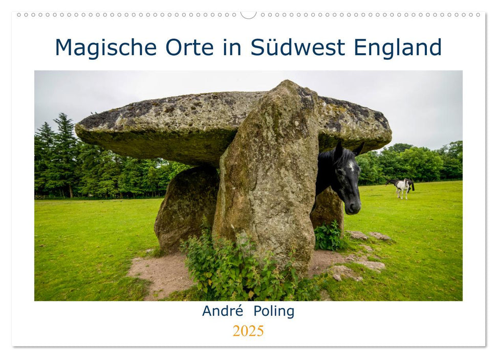 Magische Orte in Südwest England (CALVENDO Wandkalender 2025)