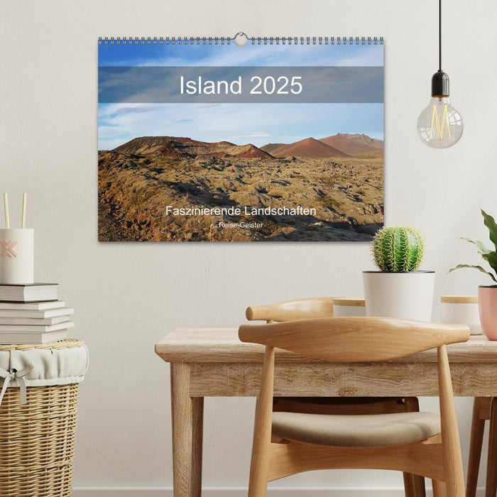 Island Wandkalender 2025 - Faszinierende Landschaftsfotografien (CALVENDO Wandkalender 2025)