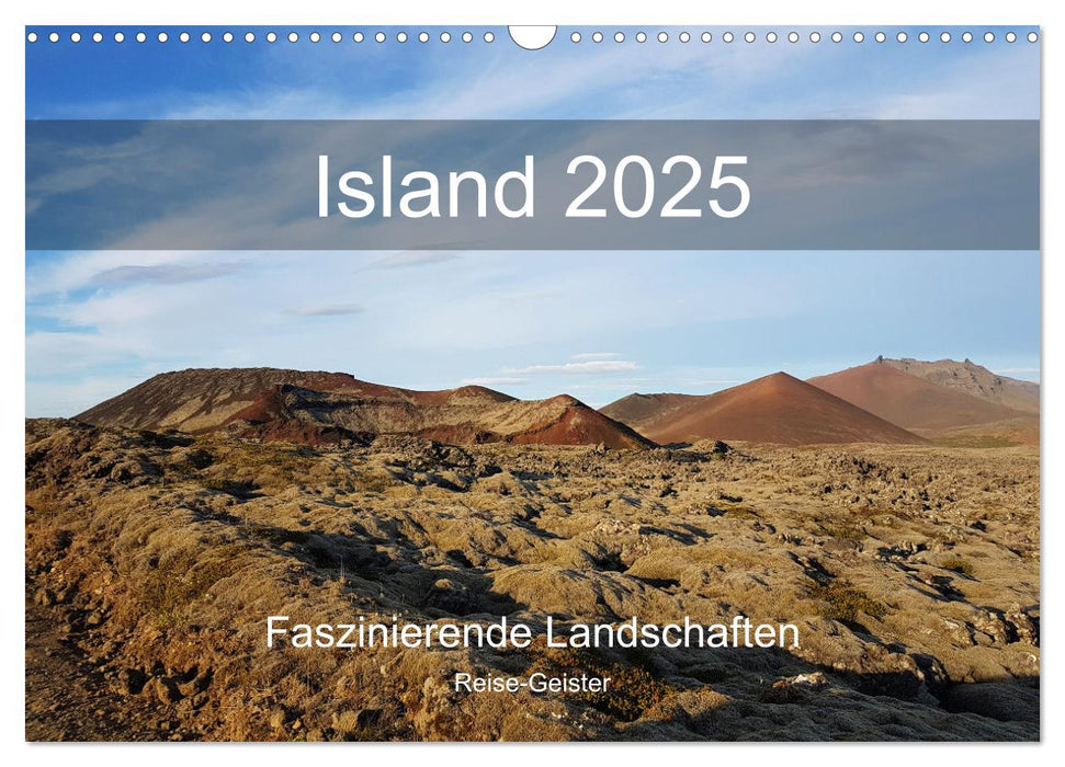 Island Wandkalender 2025 - Faszinierende Landschaftsfotografien (CALVENDO Wandkalender 2025)